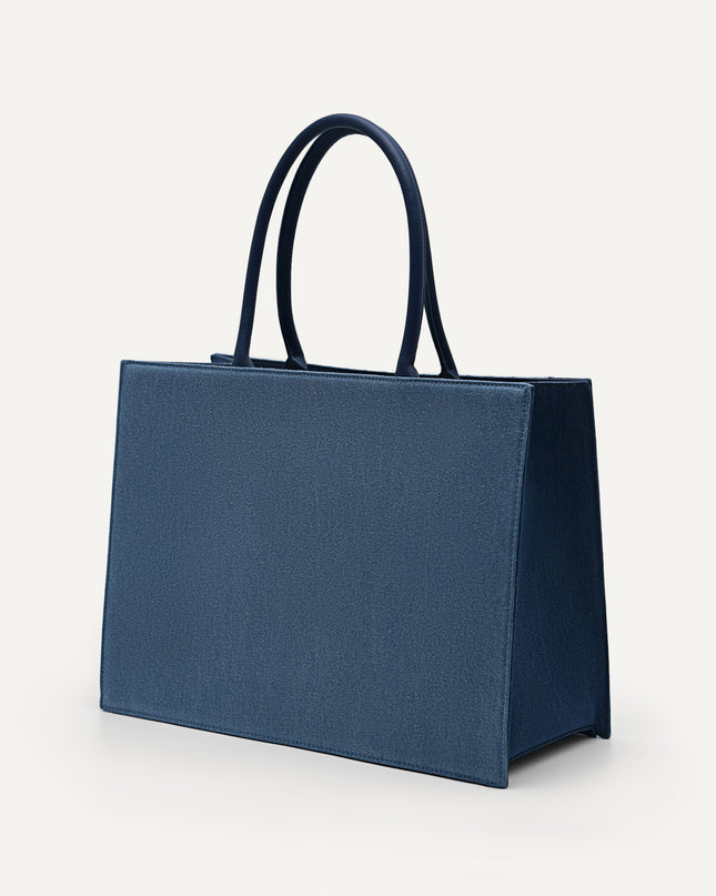 Large Denim Market Tote