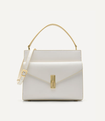 Lea Leather Top Handle Bag