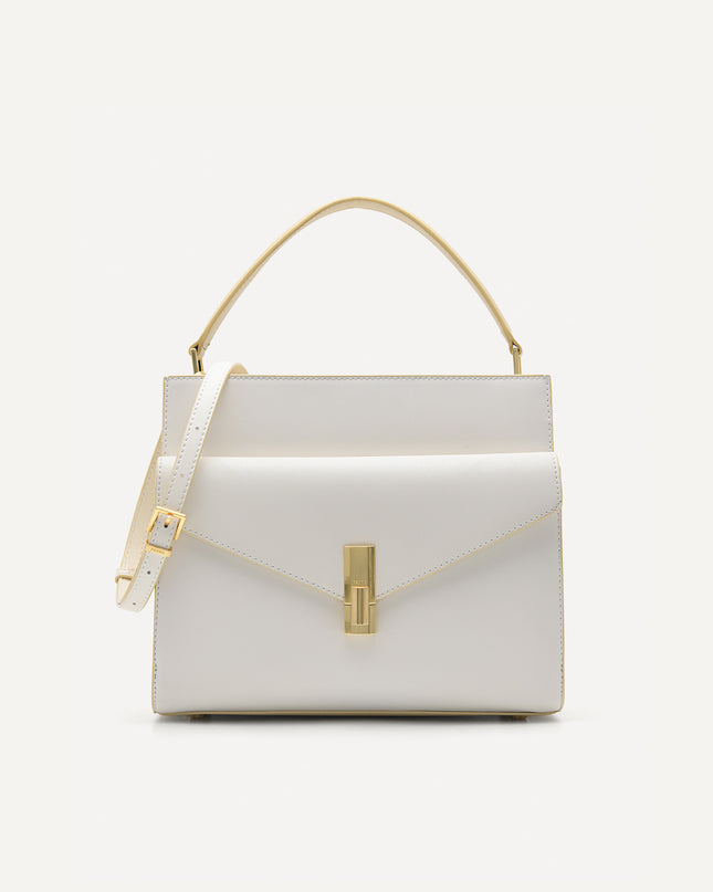Lea Leather Top Handle Bag
