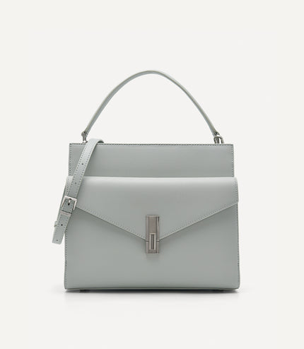Lea Leather Top Handle Bag