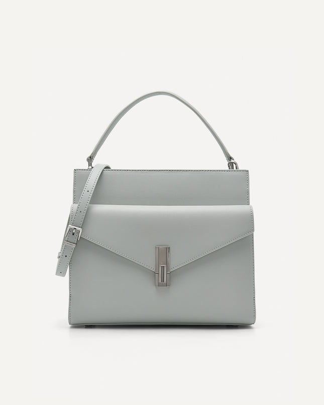 Lea Leather Top Handle Bag