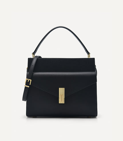 Lea Leather Top Handle Bag