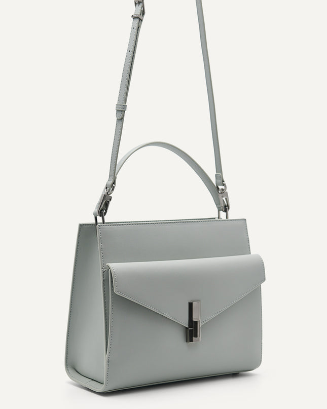 Lea Leather Top Handle Bag