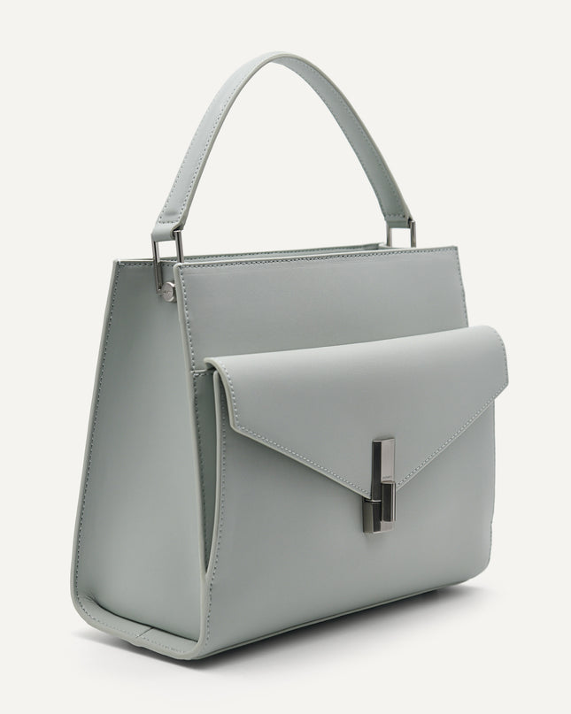 Lea Leather Top Handle Bag