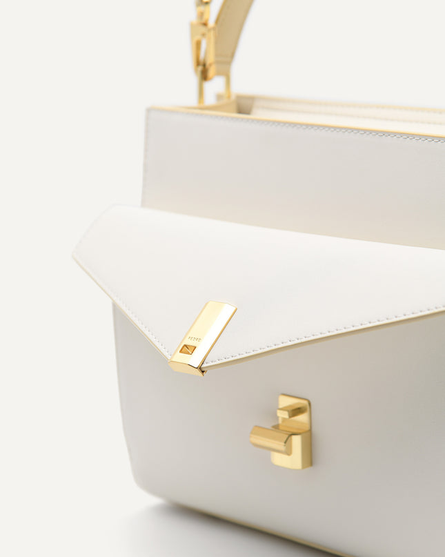Lea Leather Top Handle Bag