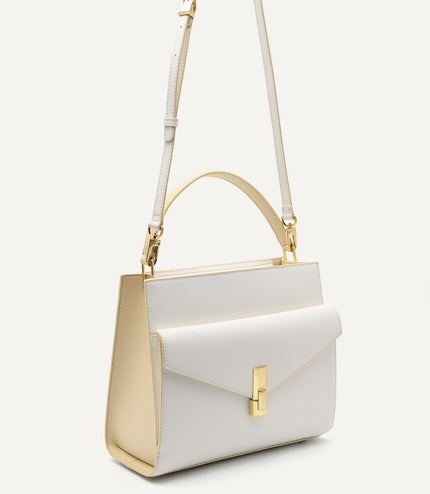 Lea Leather Top Handle Bag