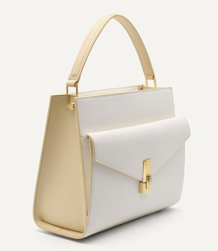 Lea Leather Top Handle Bag