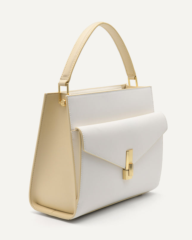 Lea Leather Top Handle Bag