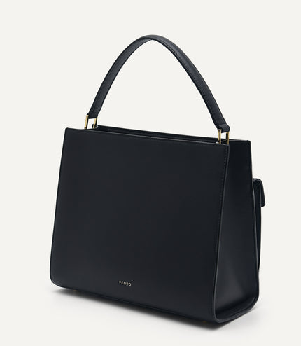 Lea Leather Top Handle Bag
