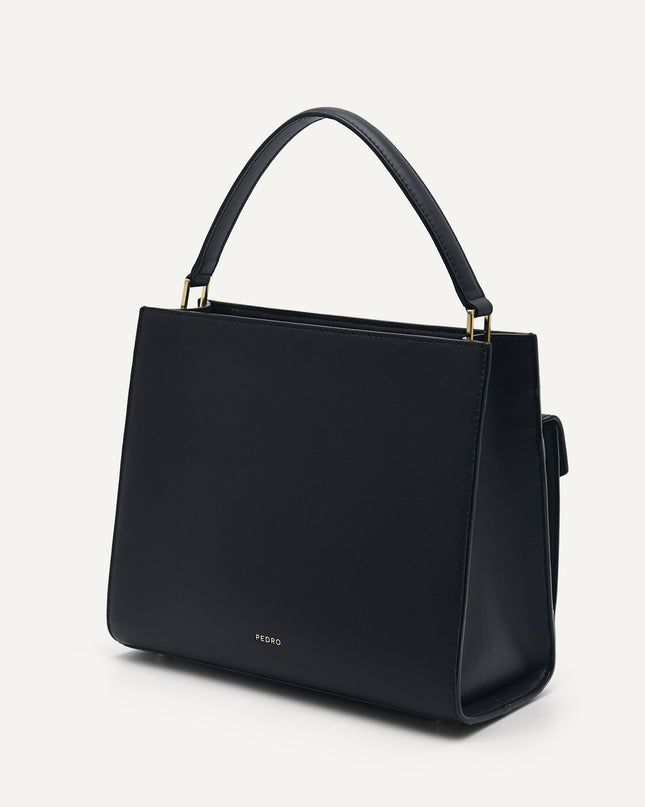 Lea Leather Top Handle Bag