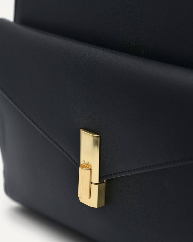 Lea Leather Top Handle Bag