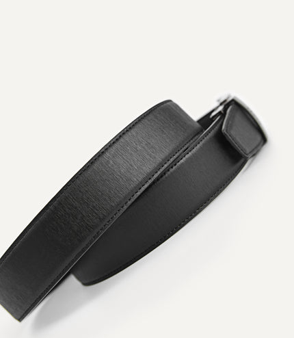 Leather Reversible Pin Belt