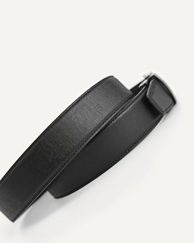 Leather Reversible Pin Belt