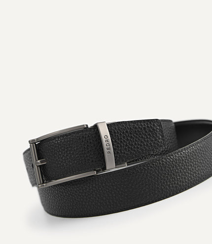 Leather Reversible Pin Belt