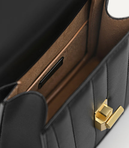 Margot Leather Panelled Top Handle Bag
