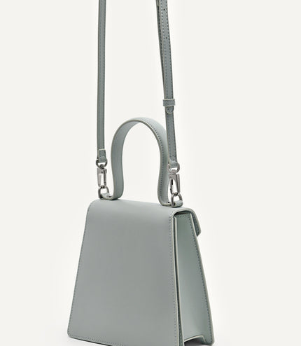 Margot Leather Panelled Top Handle Bag