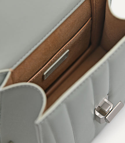 Margot Leather Panelled Top Handle Bag