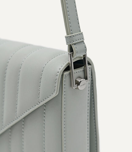 Margot Leather Panelled Shoulder Bag