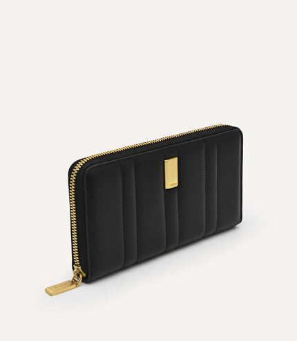 Leather Panelled Wallet