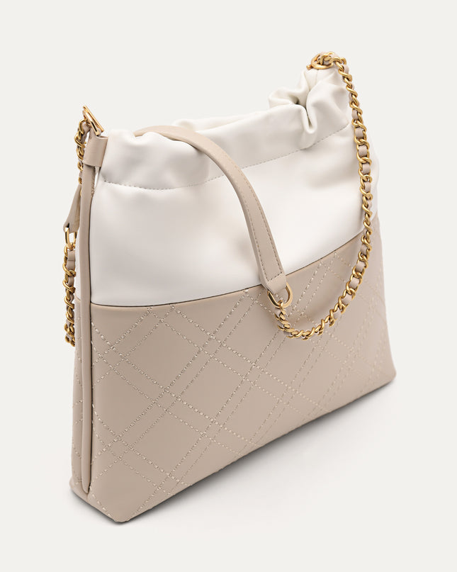 Cala Quilted Drawstring Tote