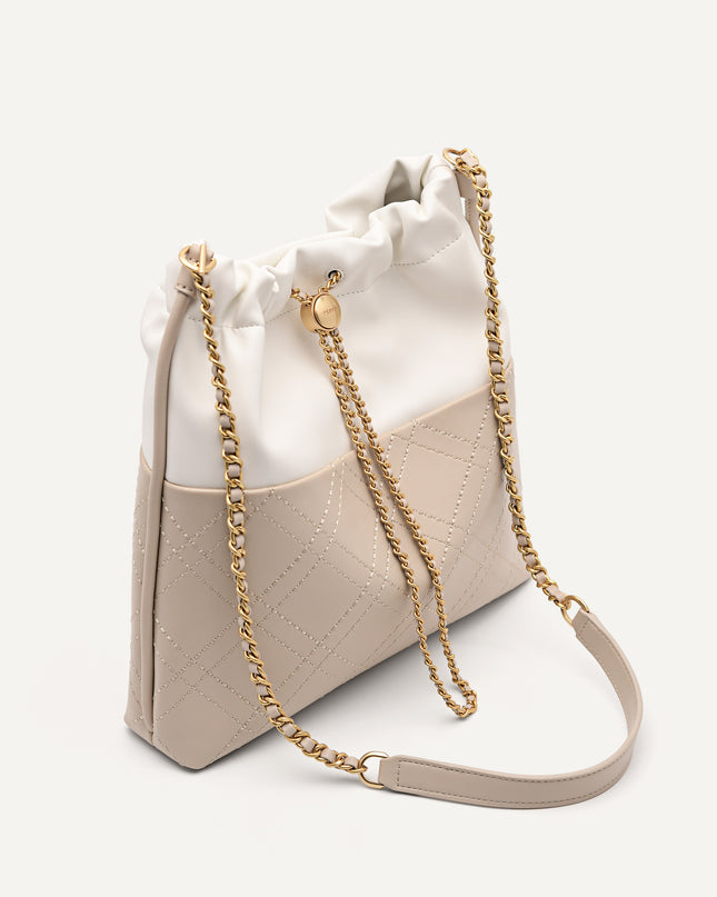 Cala Quilted Drawstring Tote