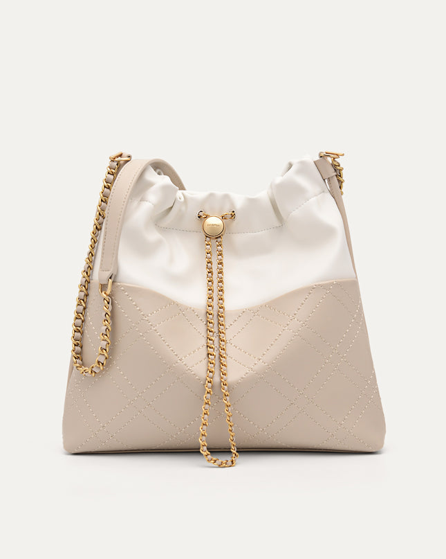 Cala Quilted Drawstring Tote