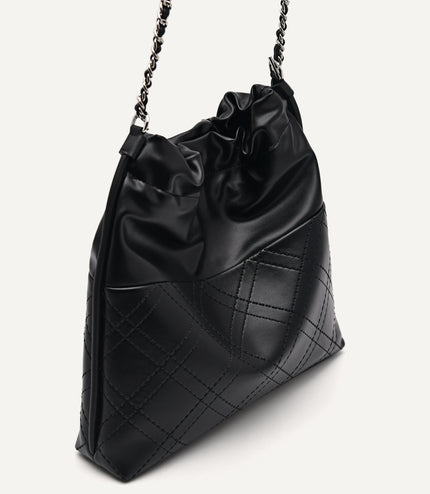 Cala Quilted Drawstring Tote