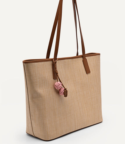 Large Setsu Raffia Tote