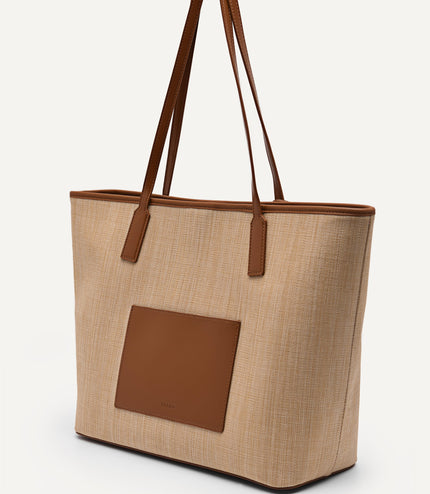Large Setsu Raffia Tote
