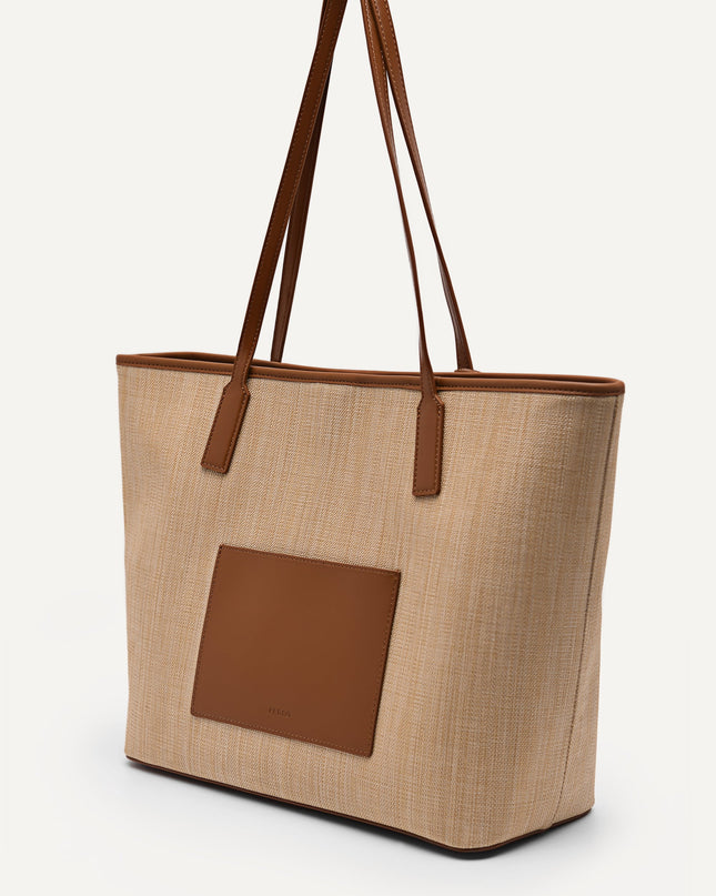 Large Setsu Raffia Tote