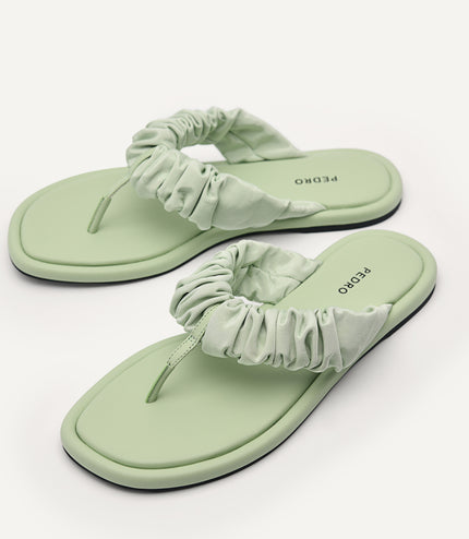 Crepe Sandals - Light Green