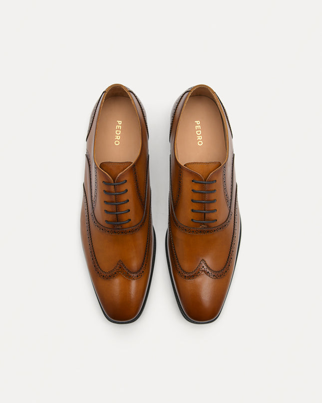 Baker Leather Oxford Shoes - Camel
