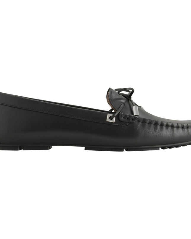 Leather Bow Moccasins