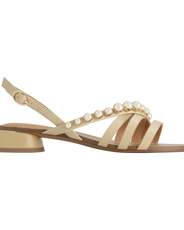 Embellished Slingback Sandals