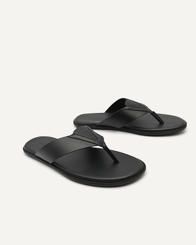Synthetic Leather Thong Sandals