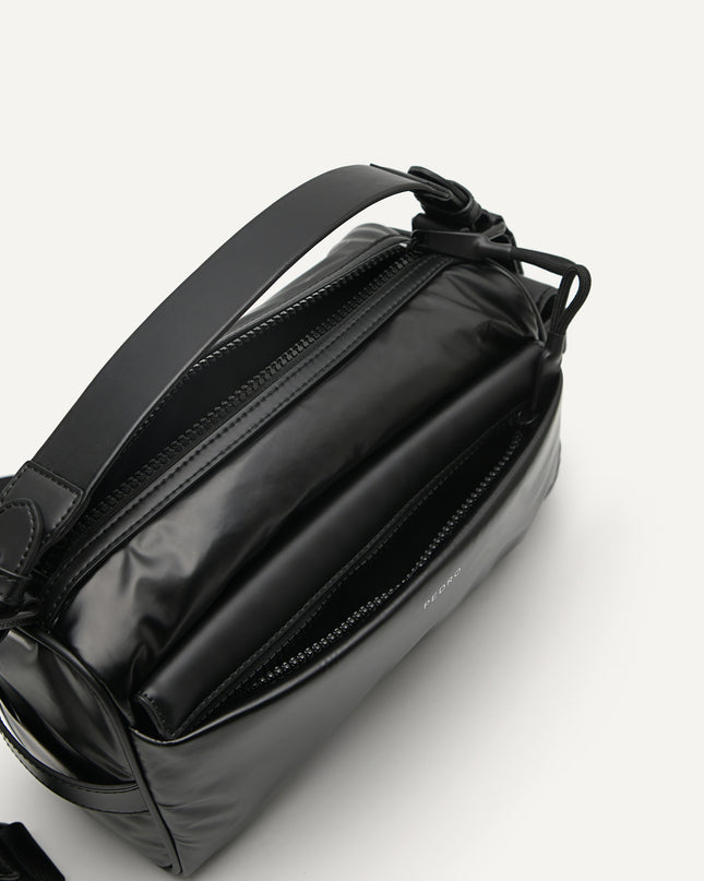 Plush Nylon Sling Bag