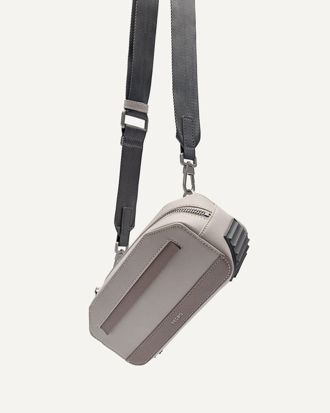 Synthetic Leather Baguette Sling Bag