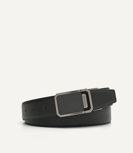 Leather Reversible Tang Belt