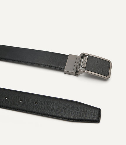 Leather Reversible Tang Belt