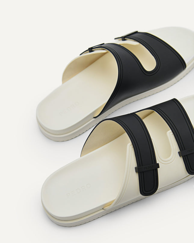 Rubber Double-strap Walking Sandals