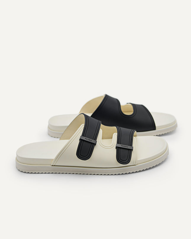 Rubber Double-strap Walking Sandals