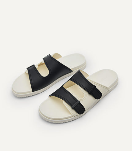 Rubber Double-strap Walking Sandals