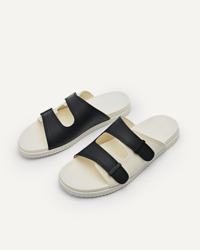 Rubber Double-strap Walking Sandals