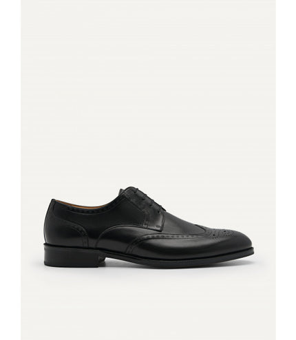 Leather Brougue Derby Shoes