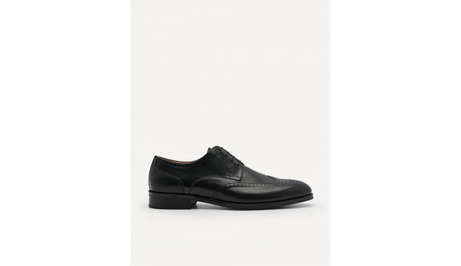 Leather Brougue Derby Shoes