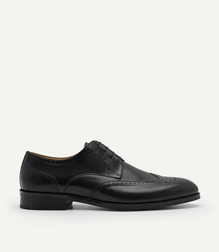 Leather Brougue Derby Shoes
