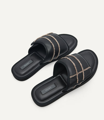 Microfiber Slide Sandals