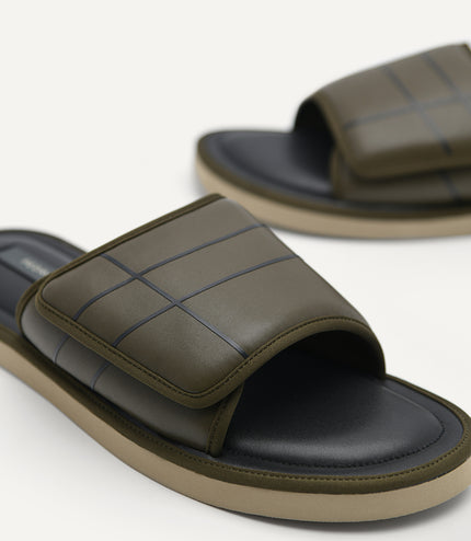 Microfiber Slide Sandals