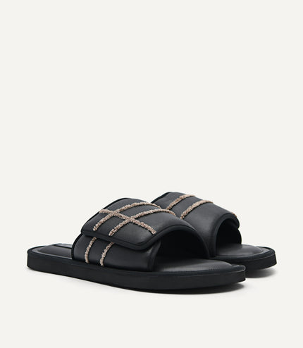 Microfiber Slide Sandals