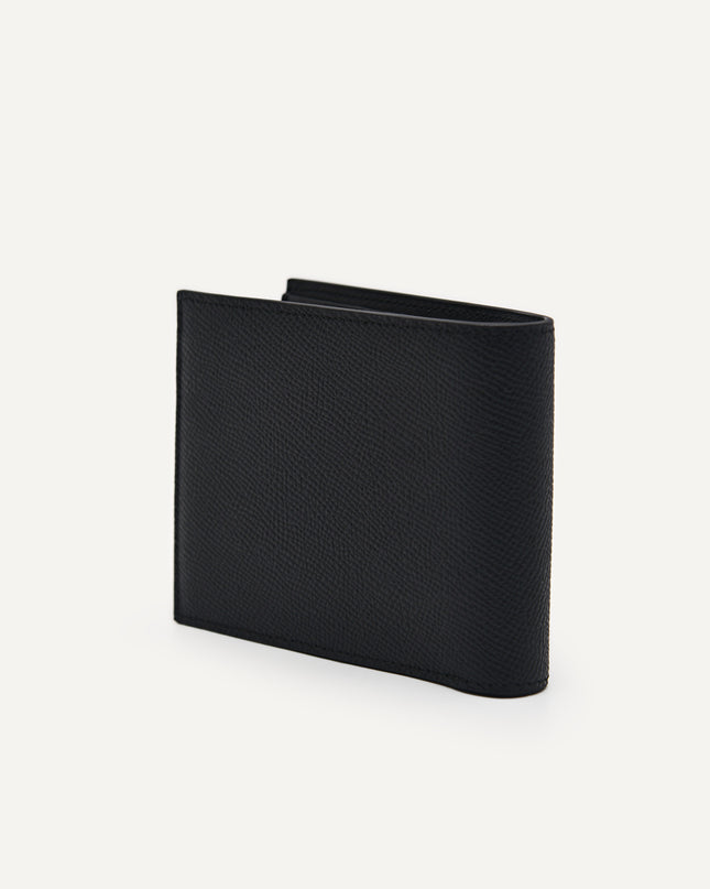 Embossed Leather Bi-Fold Wallet